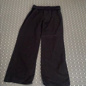Black linen wide leg pants!!